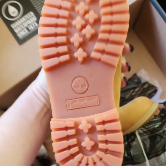 Timberland Women's Lace Up Boots - Tan and Black - Picture 3 of 6